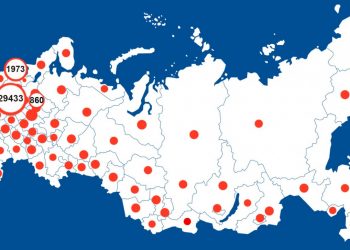 রাশিয়ায় একদিনে সর্বোচ্চ করোনা আক্রান্তের রেকর্ড .