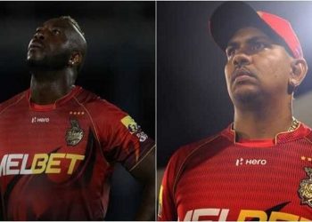 ঢাকার পথে রাসেল-নারাইন