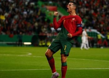 রোনালদোর জোড়া গোলে পর্তুগালের বড় জয়