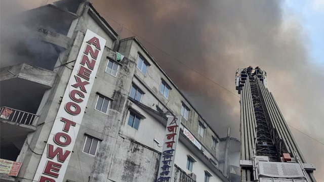 এনেক্সকো টাওয়ারে আগুন থাকার আশঙ্কা