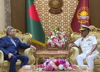 রাষ্ট্রপতির সঙ্গে নৌবাহিনী প্রধানের সৌজন্য সাক্ষাৎ